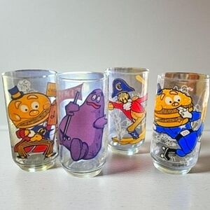 McDonald's | 1977 Vintage Glassware 4-Pc Set